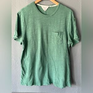 Rag & Bone Cotton Pocket Tee Green Short Sleeve T Shirt Medium